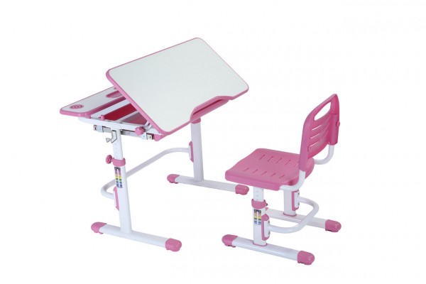 Комплект парта 80 см и стульчик Cubby BOTERO Pink Розовый
