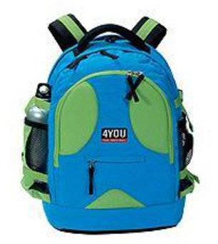 Рюкзак 4YOU Compact 112900-366 Зелено-голубой