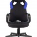 Кресло игровое Zombie RUNNER BLUE черный/синий искусственная кожа крестовина пластик