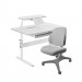Комплект стол HOLTO-99 и кресло Holto-3 (серый)