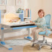 Комплект парта Ergokids TH-330-1 Blue + кресло Ergokids Mio Air (TH-330-1 W/BL + Y-400 BL (arm))