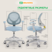 Комплект парта Ergokids TH-330-1 Blue + кресло Ergokids Mio Air (TH-330-1 W/BL + Y-400 BL (arm))