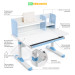 Комплект парта Ergokids TH-330-1 Blue + кресло Ergokids Mio Air (TH-330-1 W/BL + Y-400 BL (arm))