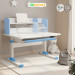 Комплект парта Ergokids TH-330-1 Blue + кресло Ergokids Mio Air (TH-330-1 W/BL + Y-400 BL (arm))