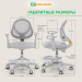 Комплект парта Ergokids TH-330-1 Grey + кресло Ergokids Mio Air (TH-330-1 W/G + Y-400 G (arm))