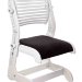 Детский растущий стул Trifecta-М White/Dark grey, белый + темный графит ткань