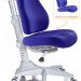 Комплект Mealux EVO Evo-40 BL (арт. Evo-40 BL + Y-528 SB) / (стол+полка+кресло) / белая столешница / цвет пластика голубой