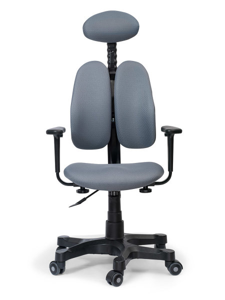 Ортопедическое кресло для подростков и женщин DUOREST DR-7900 серое