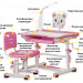 Комплект парта и стульчик Mealux BD-04 New XL розовый (77 см) с лампой