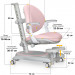 Детское кресло Mealux Ortoback Plus Pink Y-508 KP Plus обивка розовая однотонная