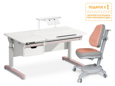 Комплект стол с электроприводом Mealux Electro 730 WP + BD-S50 + Кресло Y-110 розовый