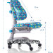Детское ортопедическое кресло COMF-PRO Y618 OXFORD голубое со зверятами