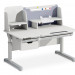 Комплект стол с электроприводом Mealux Electro 730 WG + надстройка + кресло Y-110 серый