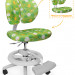 Кресло Mealux Duo-Kid Plus (Y-616) Z  - обивка зеленая с кольцами (длинный газ.лифт + две подставки)